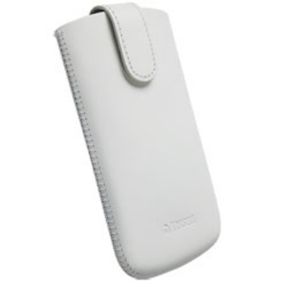 Krusell ASPERö Mobile Pouch 95385 3XL Ledertasche Weiß Innenmaß: 137 x 71 x 12 mm