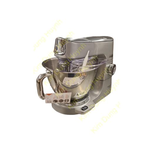 Kenwood KVC85.124SI Titanium Chef Baker Küchenmaschine mit integrierter Waage und Mixaufsatz