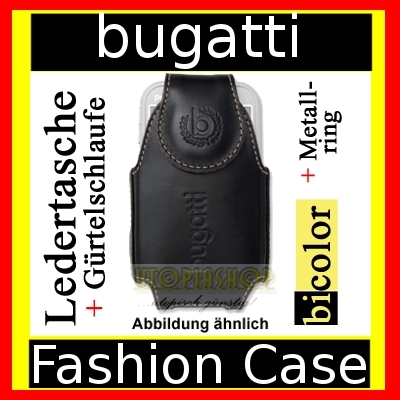 bugatti Fashion Case 06347 Ledertasche Tasche BlackBerry Pearl 8100 8100C 8100G 8100V