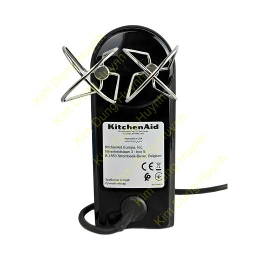 KitchenAid 5KHM5110EOB Handmixer Handrührer Hand Mixer Rührer 85 W Classic Onyx Schwarz