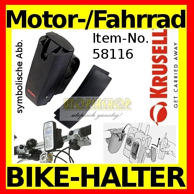 Krusell Motorrad Fahrradhalterung Bike Holder Kit 58116 Multidapt