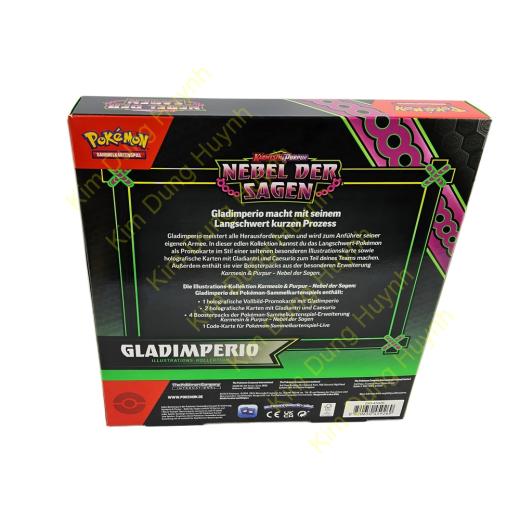 Pokémon Sammelkartenspiel Karmesin & Purpur Nebel der Sagen Gladimperio Illustrations-Kollektion 290-45926