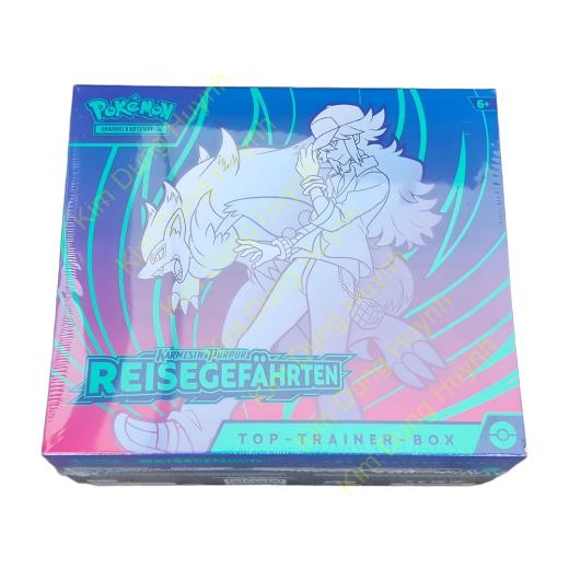Pokémon Sammelkartenspiel Karmesin & Purpur Reisegefährten Top-Trainerbox deutsche Version 100-10290:C:DE:45
