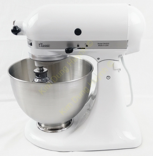 Kitchenaid 5K45SSEFW Küchenmaschine matt Weiß 4,3 L 275 Watt Classic