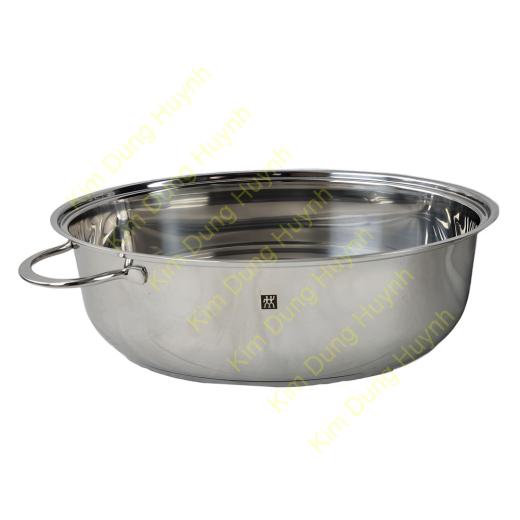 Zwilling Plus Edelstahl Multi Bräter mit Deckel, Gas, Elektro, Ceran oder Induktion, 38 cm 8,5 L 40993-382