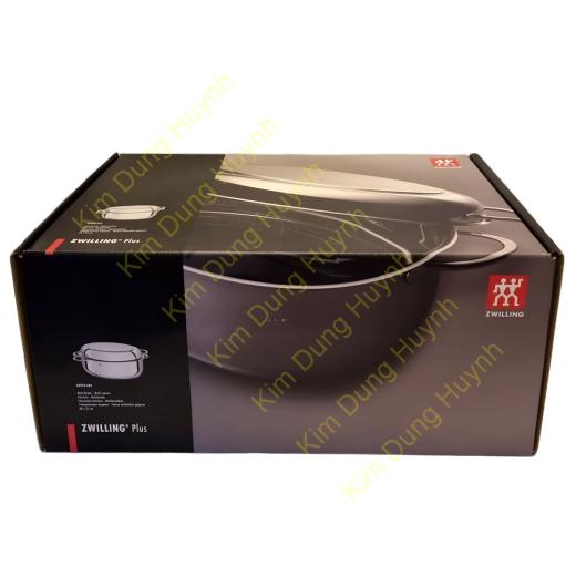 Zwilling Plus Edelstahl Multi Bräter mit Deckel, Gas, Elektro, Ceran oder Induktion, 38 cm 8,5 L 40993-382