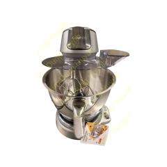 Kenwood KVC85.124SI Procesador de alimentos Titanium Chef Baker con báscula integrada y accesorio para licuadora