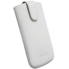 Krusell ASPERö Mobile Pouch 95385 3XL Ledertasche Weiß Innenmaß: 137 x 71 x 12 mm