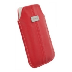 Krusell Tasche Pouch LUNA 95396 - Innenmaß: 124 x 59 x 10 mm - L Long - Rot