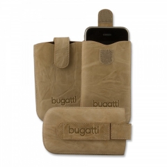 bugatti Unique Handy Case 07317 Handycase sand Size S universal case EasyReleaseTechnique belt loop