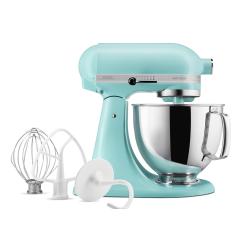 KitchenAid 5KSM125EMI procesador de alimentos Batidora de varillas 300 W Azul Mineral Water