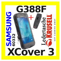Krusell Classic 60332 Ledertasche Samsung Galaxy Xcover 3 G388F Tasche Case Etui Hülle